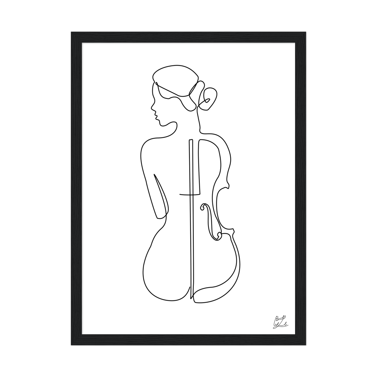 #Size_30x40 cm / 12x16″ / Black