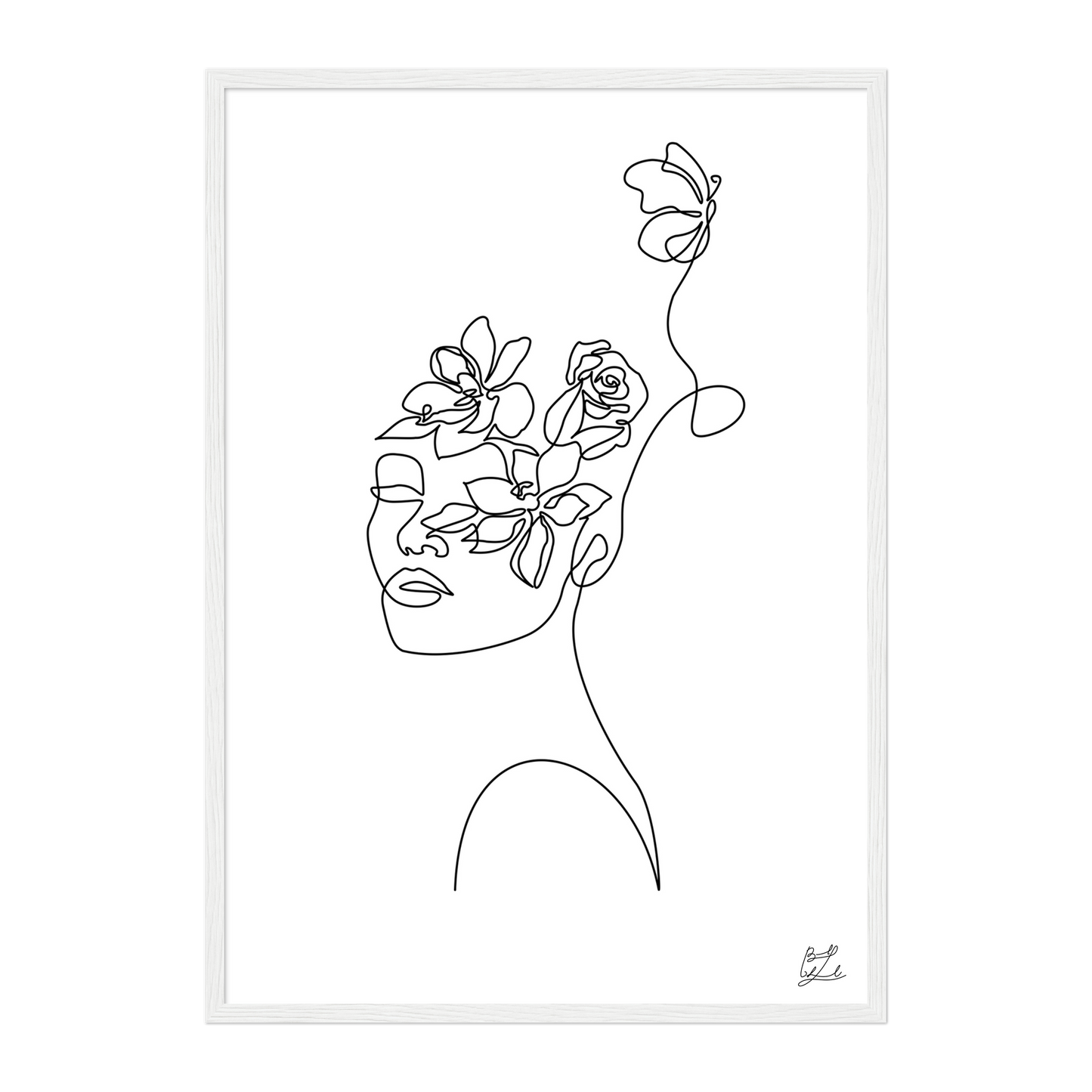 #Size_50x70 cm / 20x28″ / White
