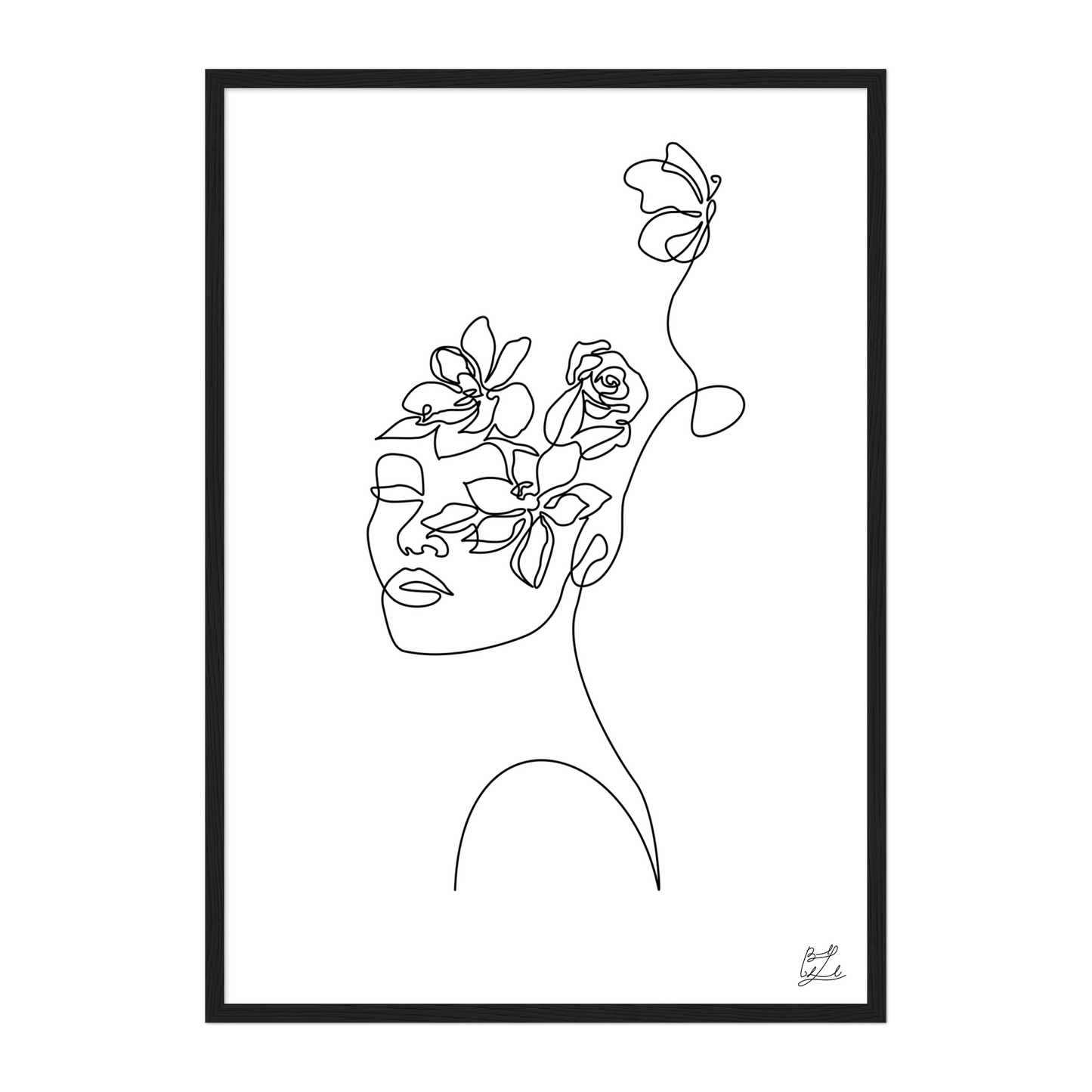 #Size_50x70 cm / 20x28″ / Black