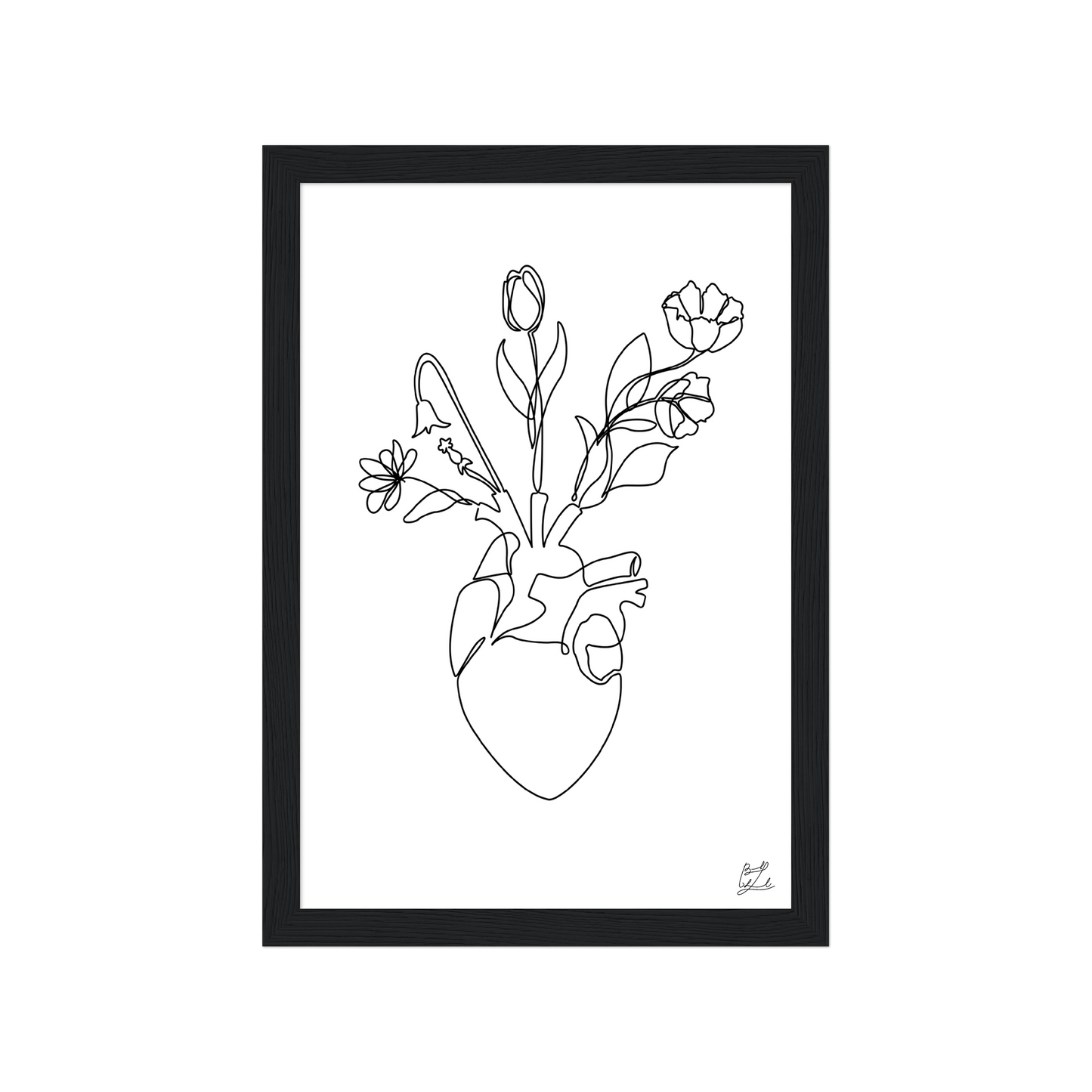 #Size_A4 21x29.7 cm / 8x12″ / Black
