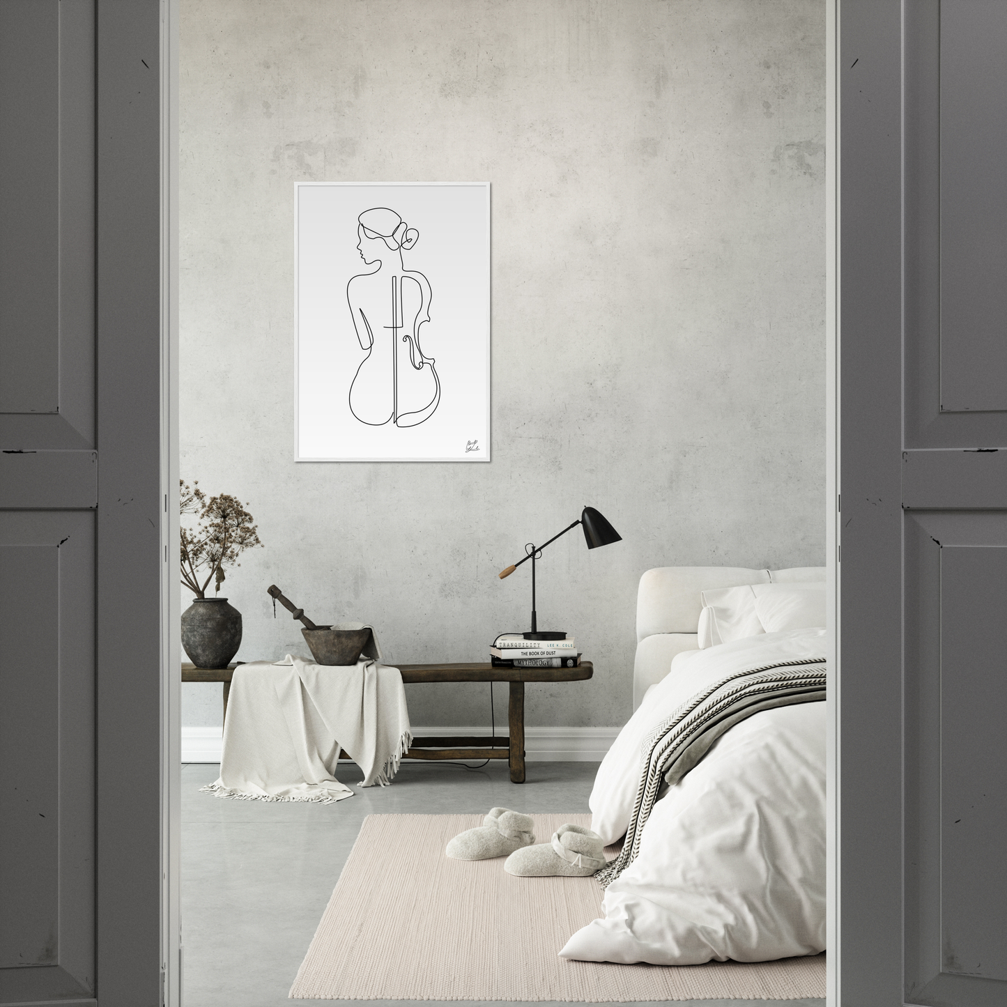 #Size_70x100 cm / 28x40″ / White