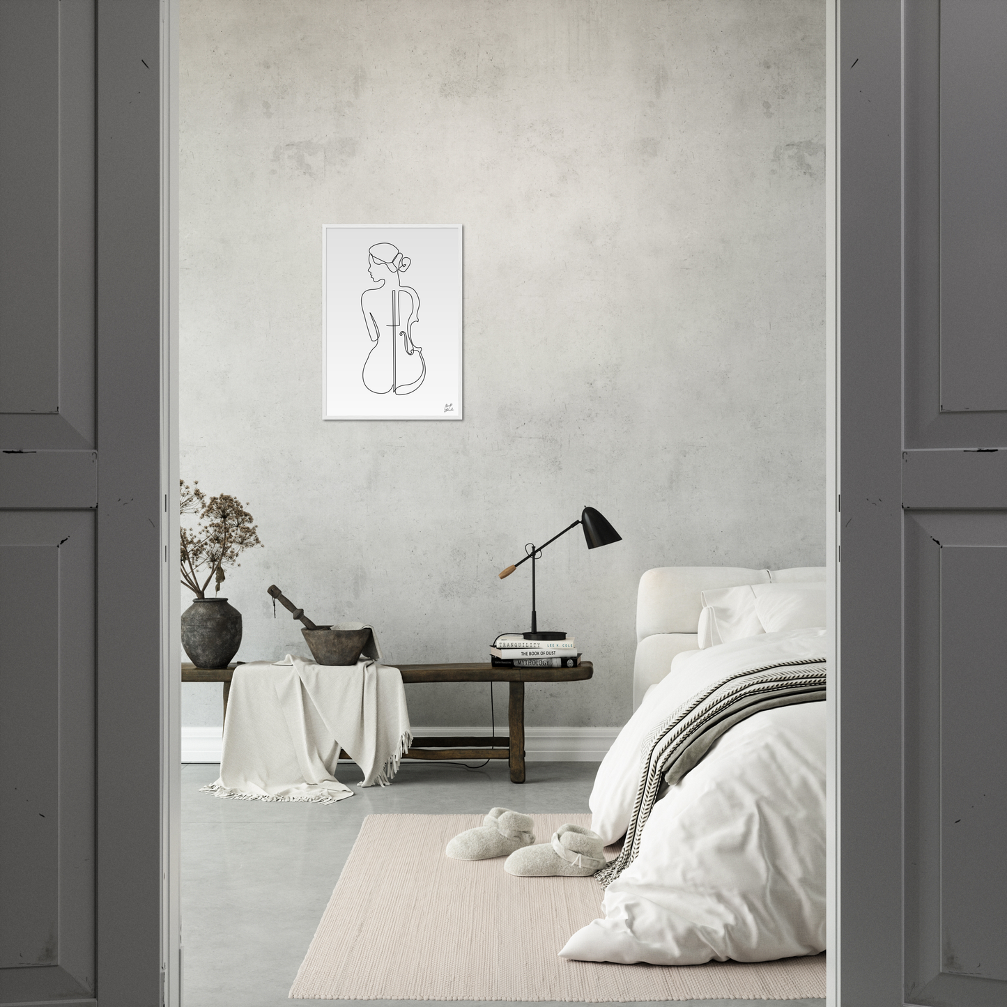 #Size_50x70 cm / 20x28″ / White