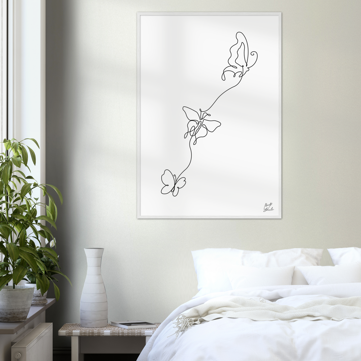 #Size_70x100 cm / 28x40″ / White