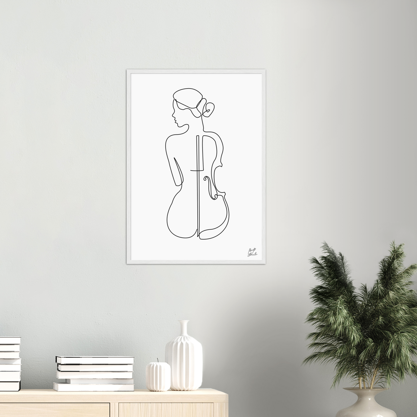 #Size_50x70 cm / 20x28″ / White