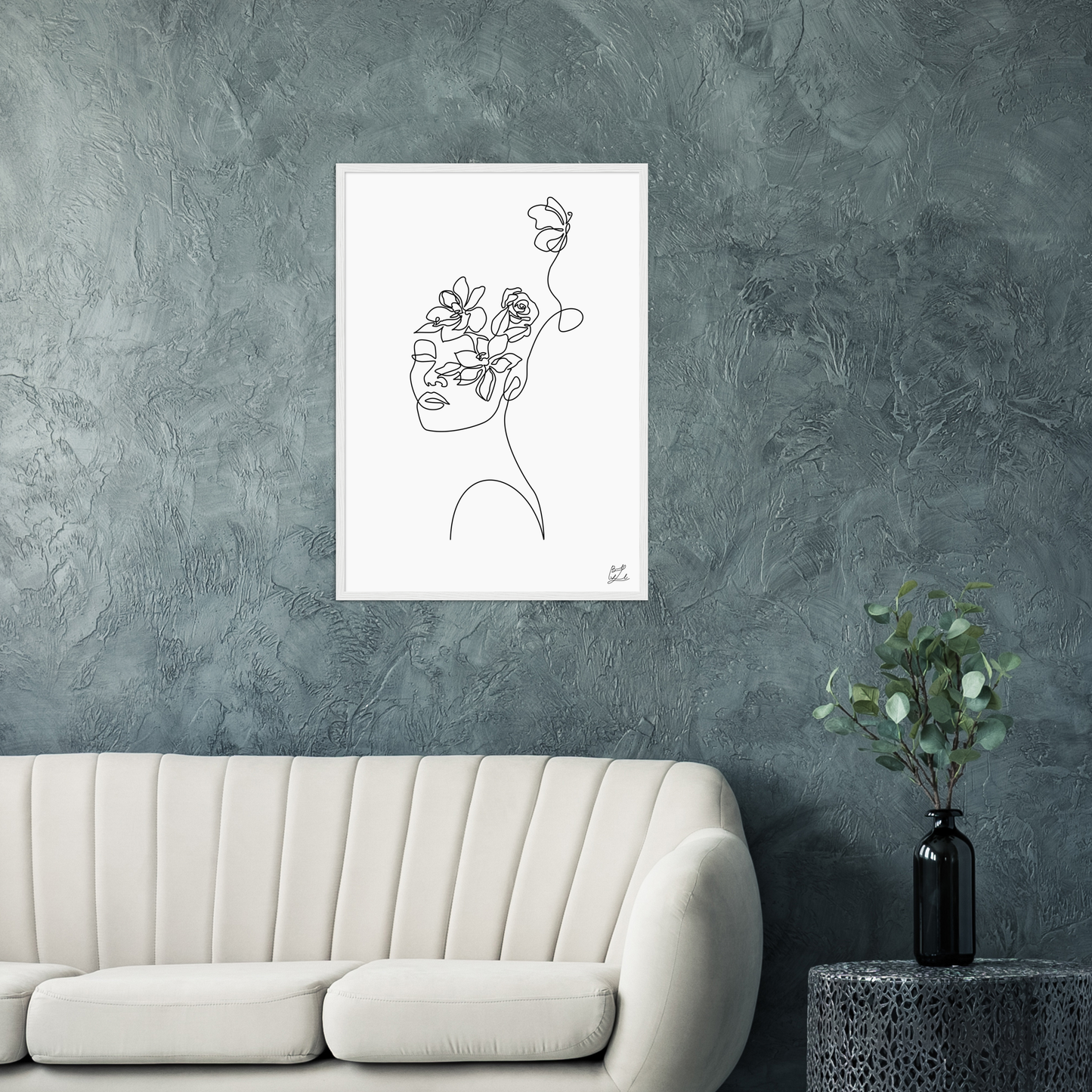 #Size_50x70 cm / 20x28″ / White