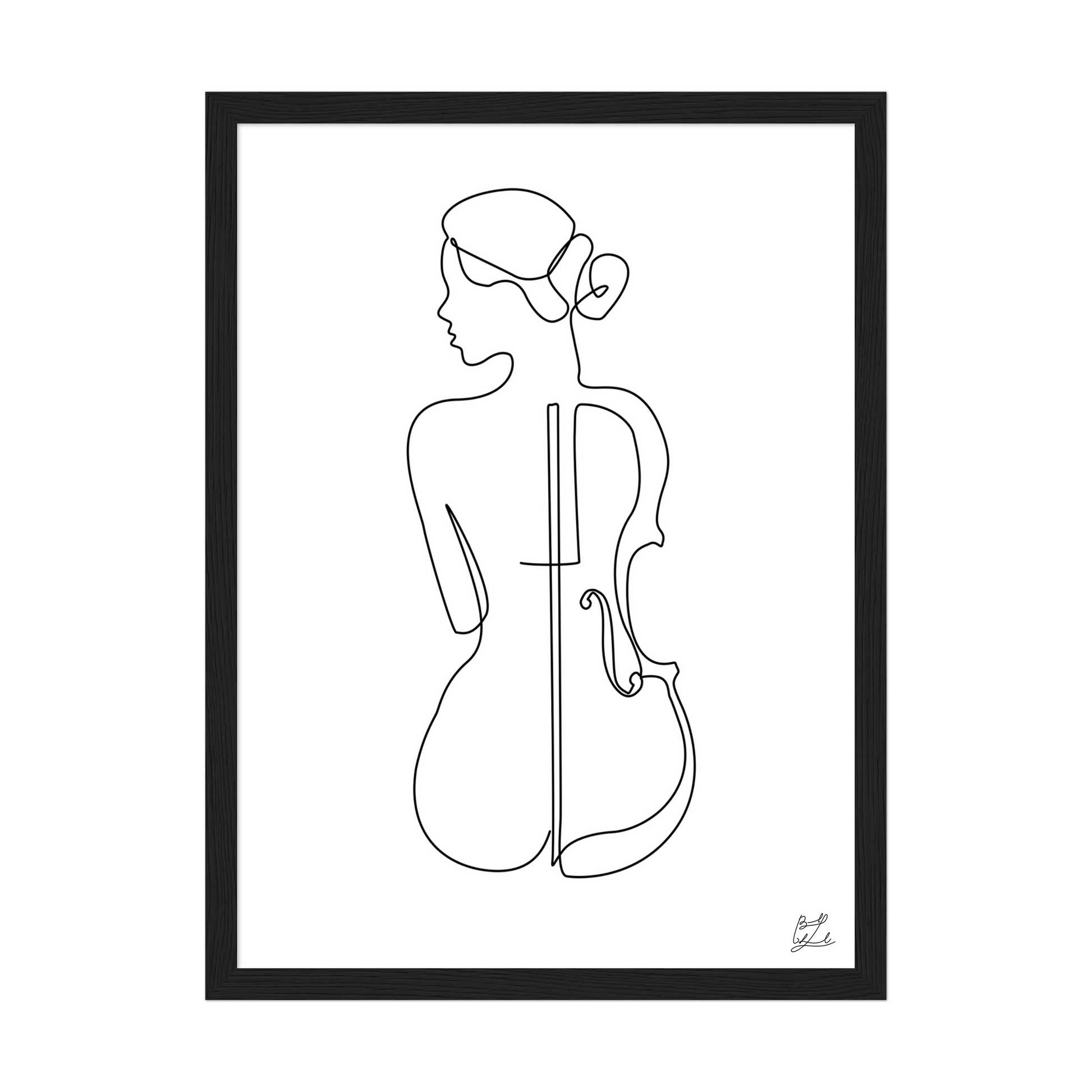 #Size_30x40 cm / 12x16″ / Black