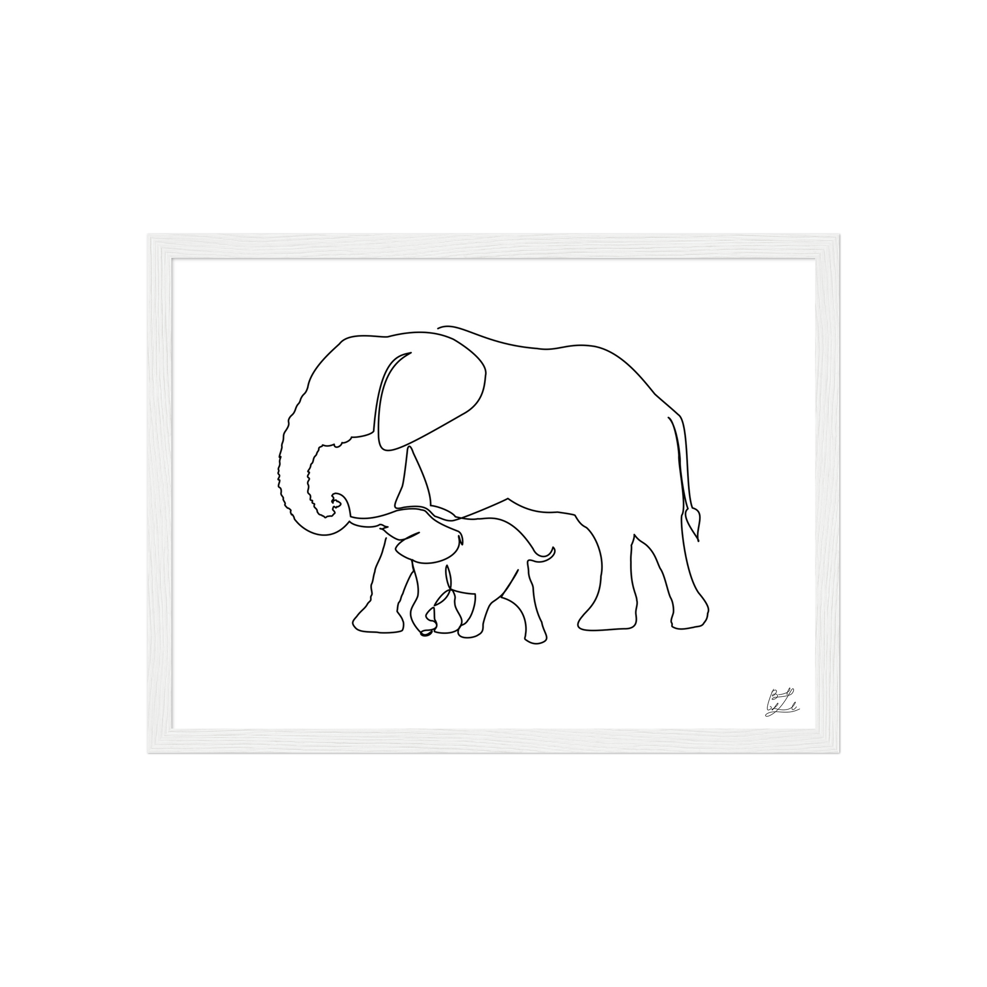 #Size_30x40 cm / 12x16″ / White