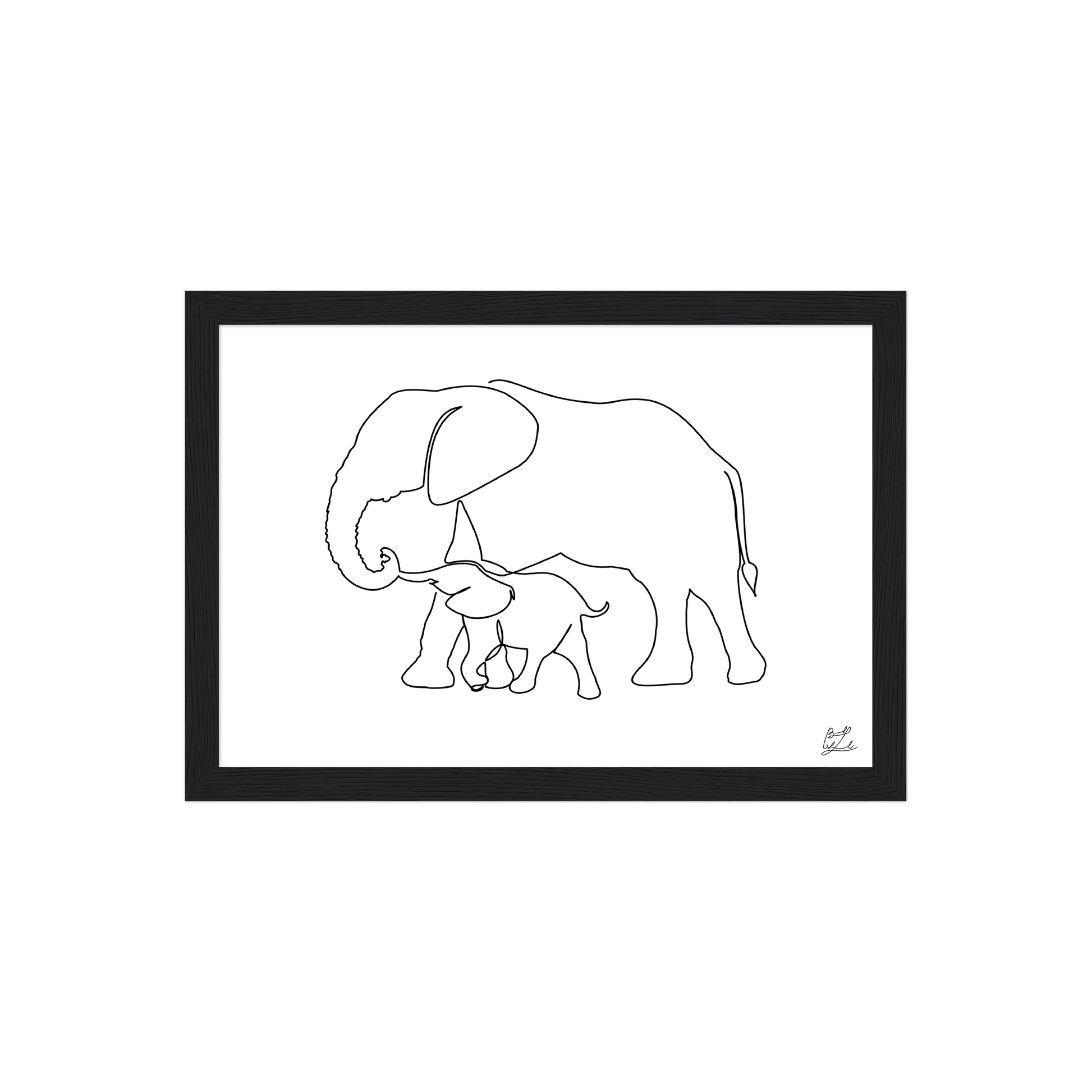 #Size_A4 21x29.7 cm / 8x12″ / Black