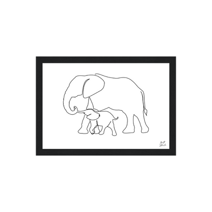 #Size_A4 21x29.7 cm / 8x12″ / Black