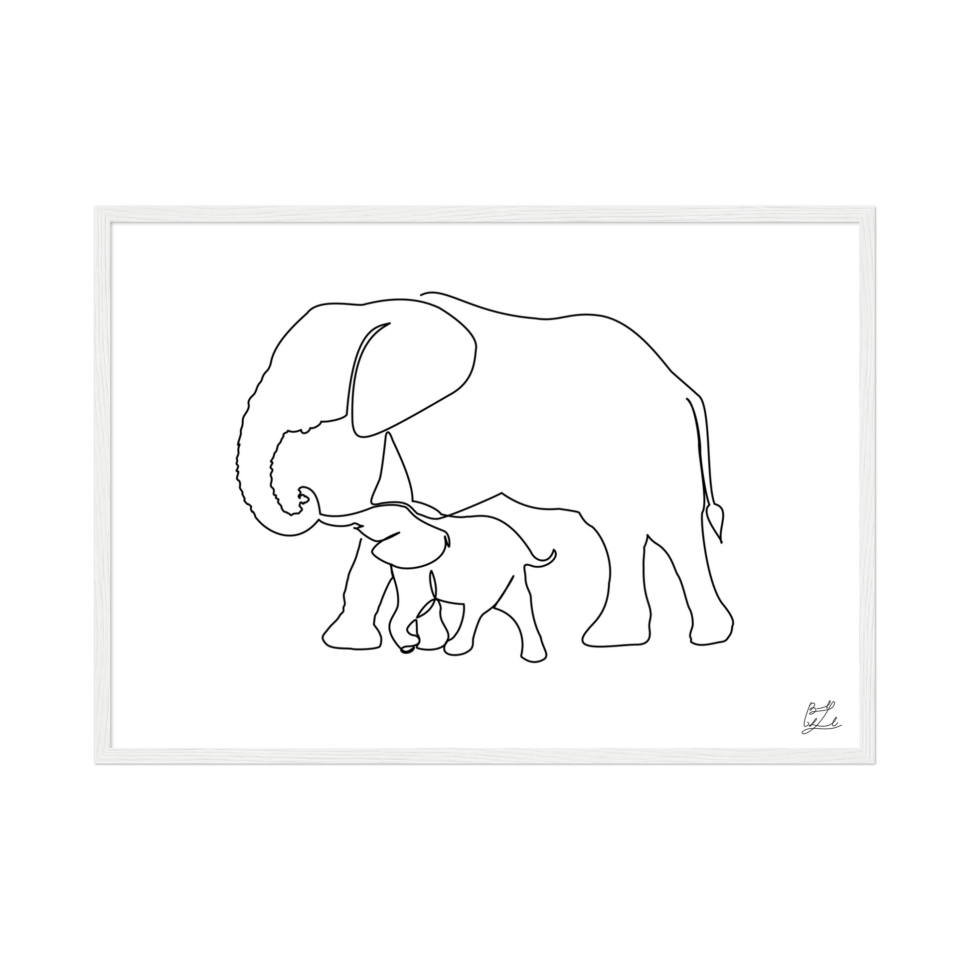 #Size_50x70 cm / 20x28″ / White
