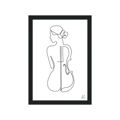 #Size_A4 21x29.7 cm / 8x12″ / Black