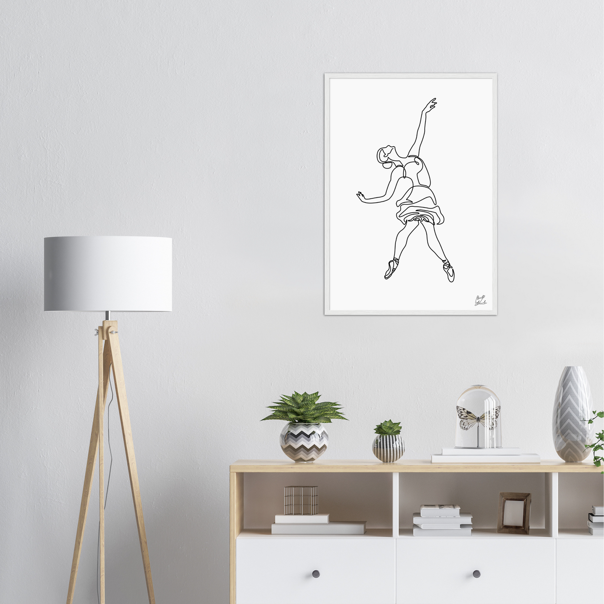 #Size_50x70 cm / 20x28″ / White