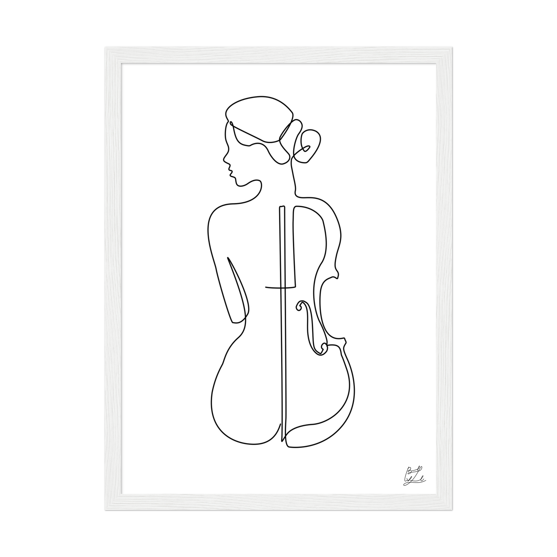 #Size_30x40 cm / 12x16″ / White