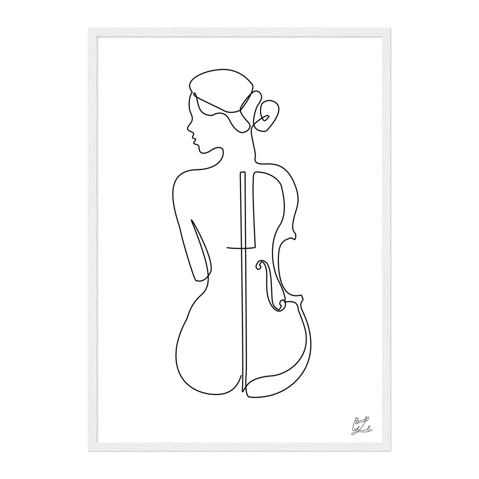 #Size_50x70 cm / 20x28″ / White