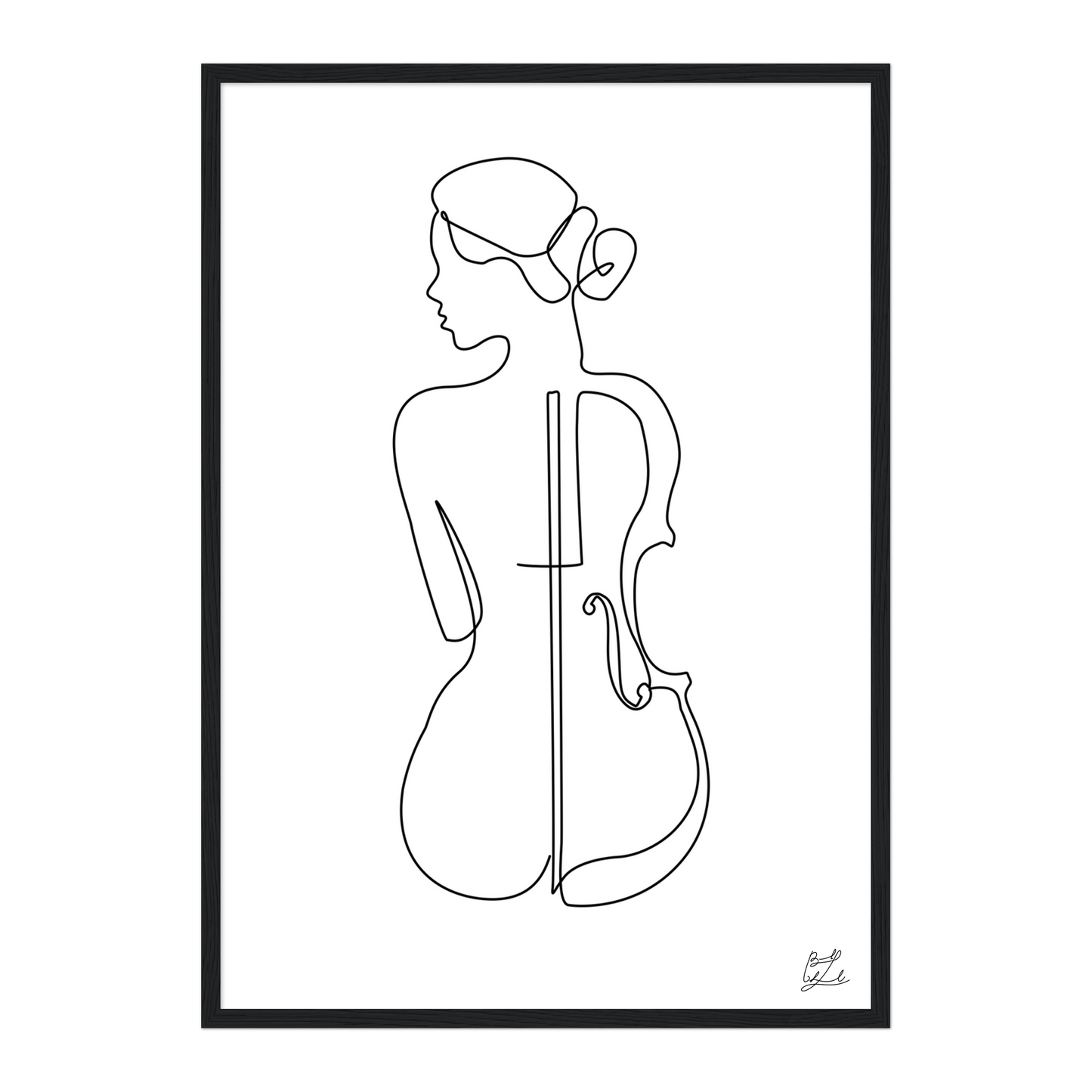 #Size_50x70 cm / 20x28″ / Black