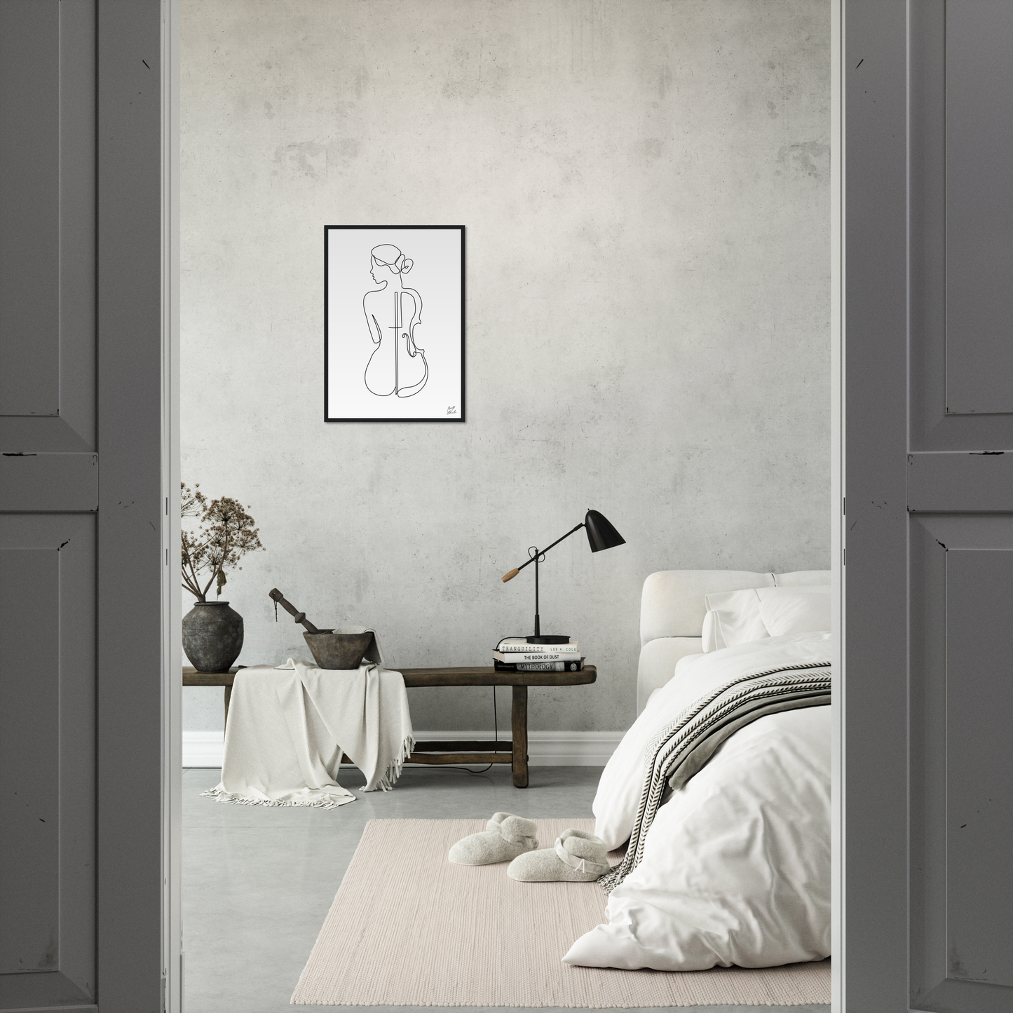 #Size_50x70 cm / 20x28″ / Black