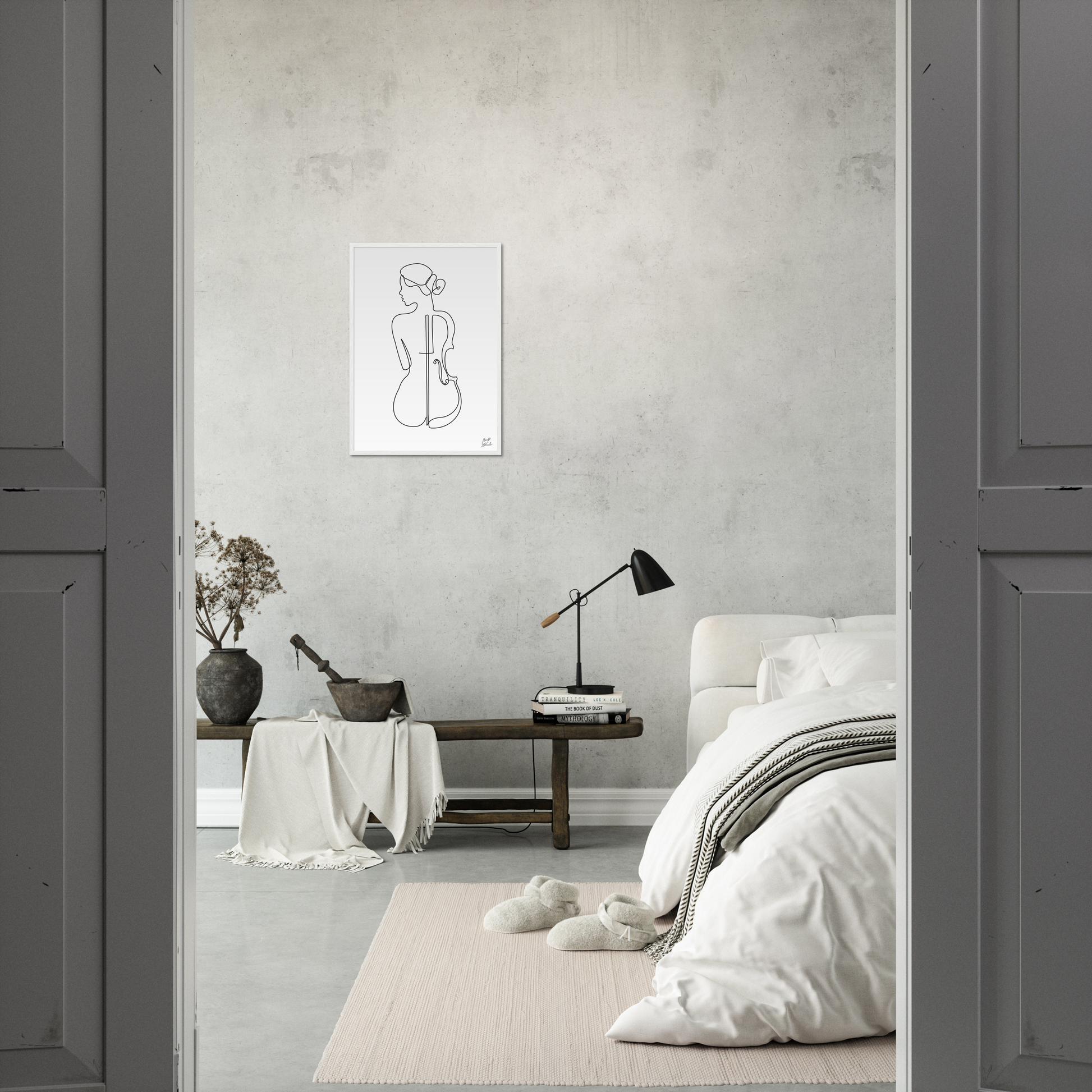 #Size_50x70 cm / 20x28″ / White