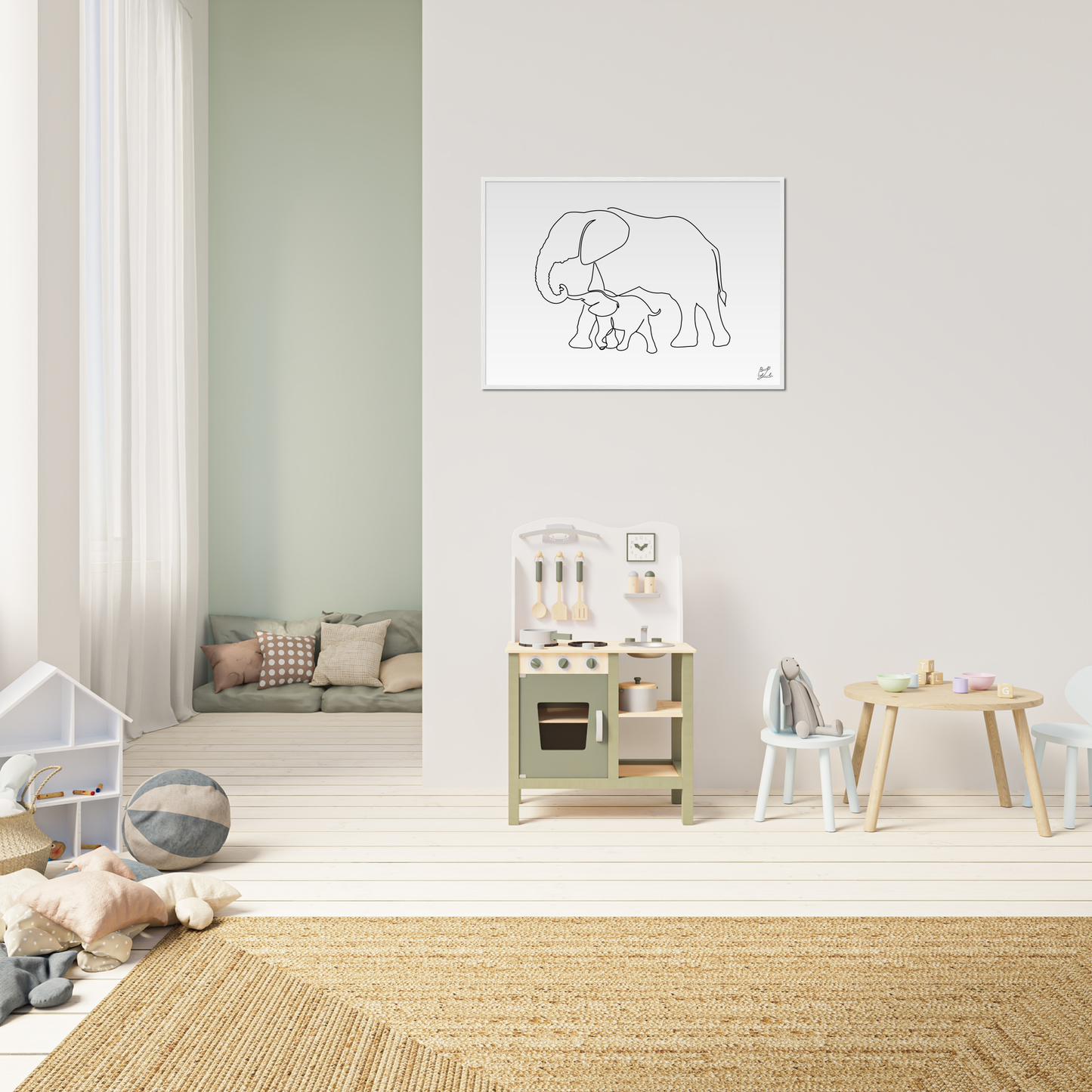 #Size_70x100 cm / 28x40″ / White