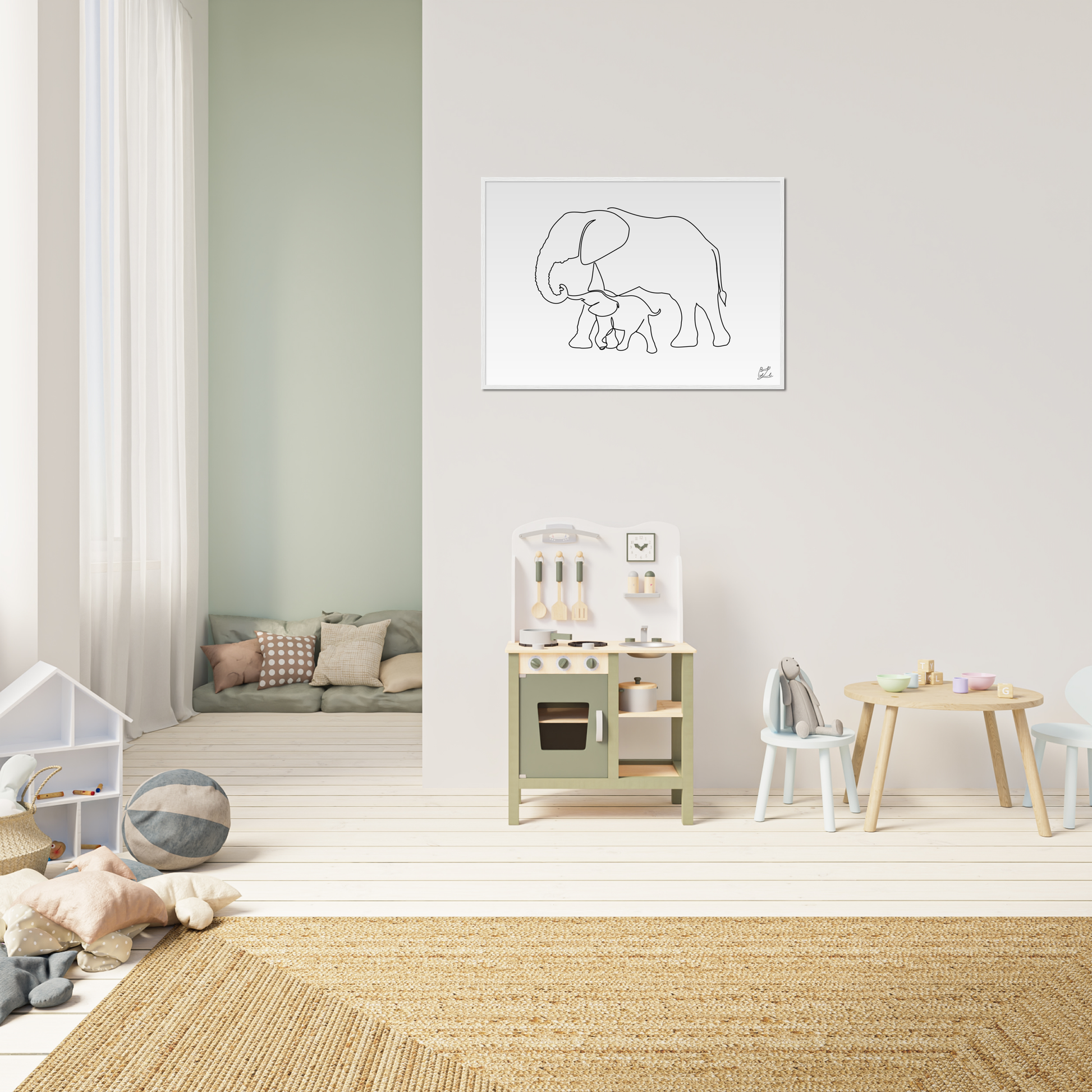 #Size_70x100 cm / 28x40″ / White