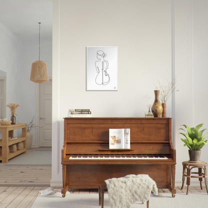 #Size_50x70 cm / 20x28″ / White