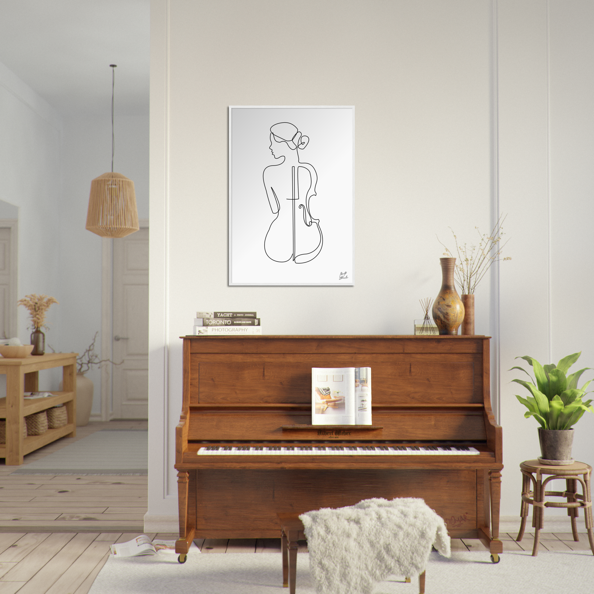#Size_70x100 cm / 28x40″ / White