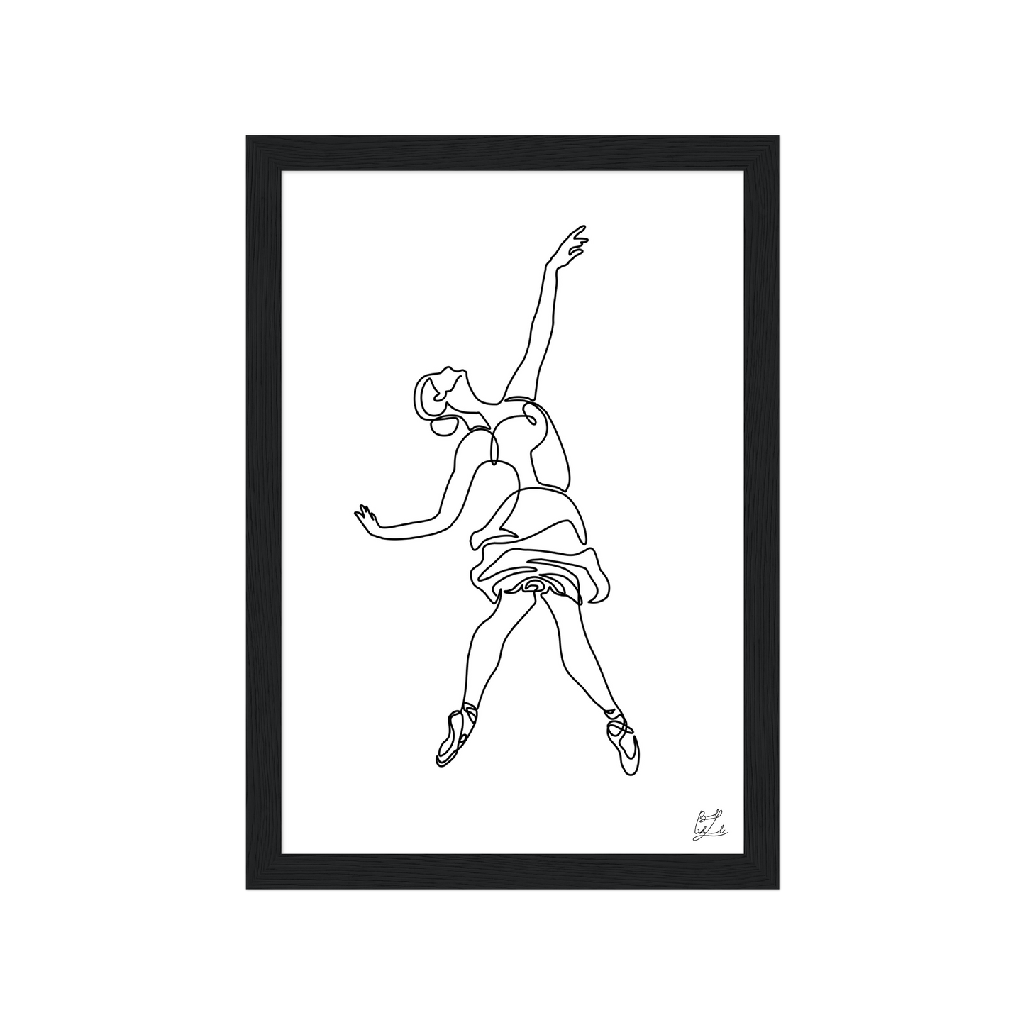 #Size_A4 21x29.7 cm / 8x12″ / Black