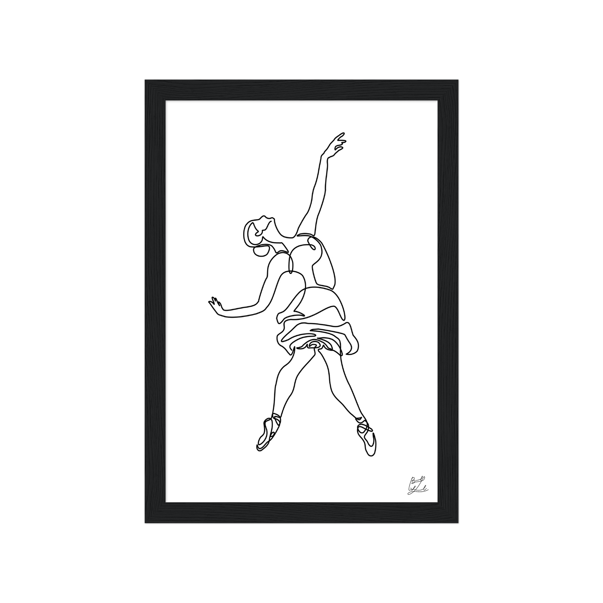 #Size_A4 21x29.7 cm / 8x12″ / Black