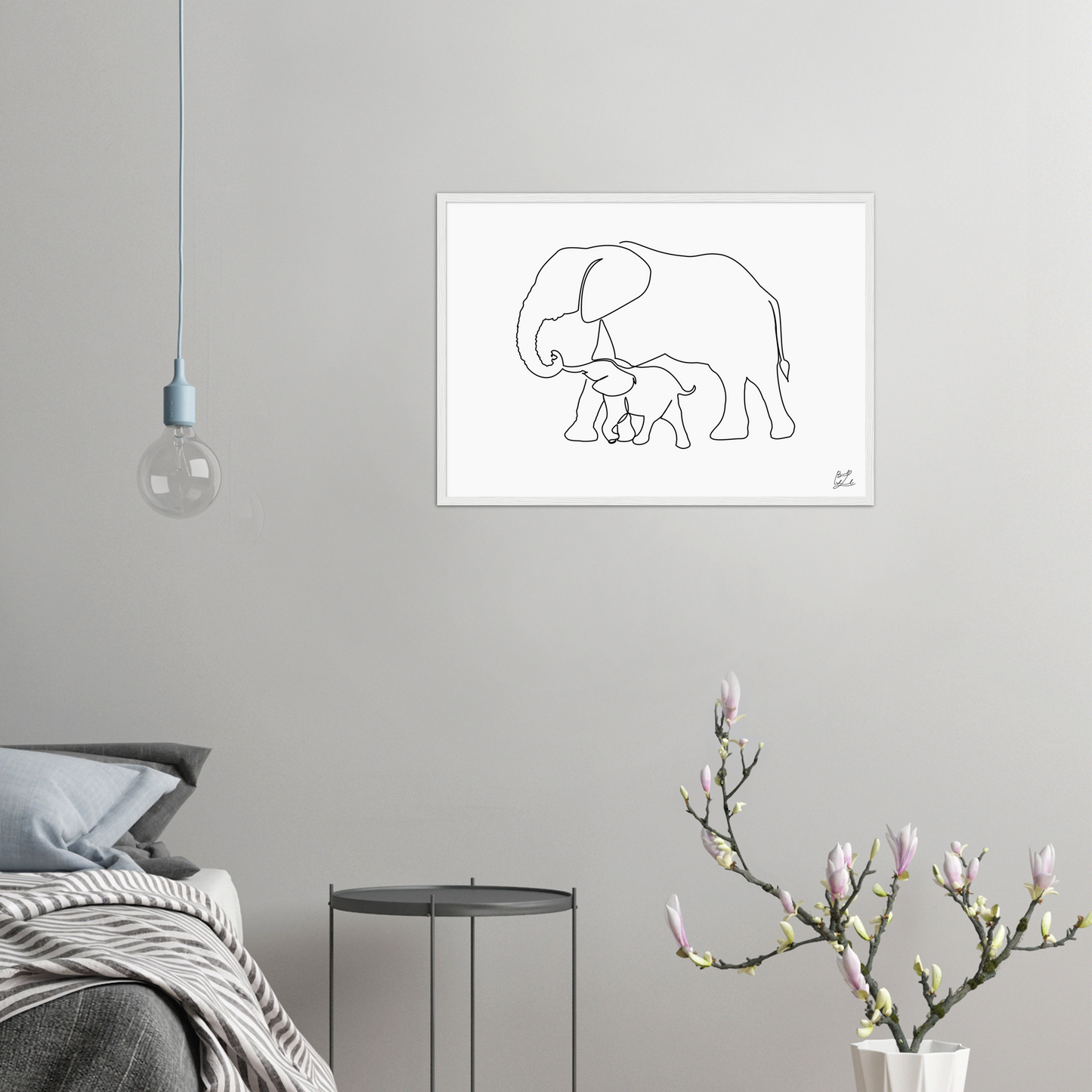 #Size_50x70 cm / 20x28″ / White