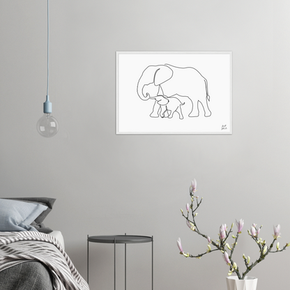 #Size_50x70 cm / 20x28″ / White