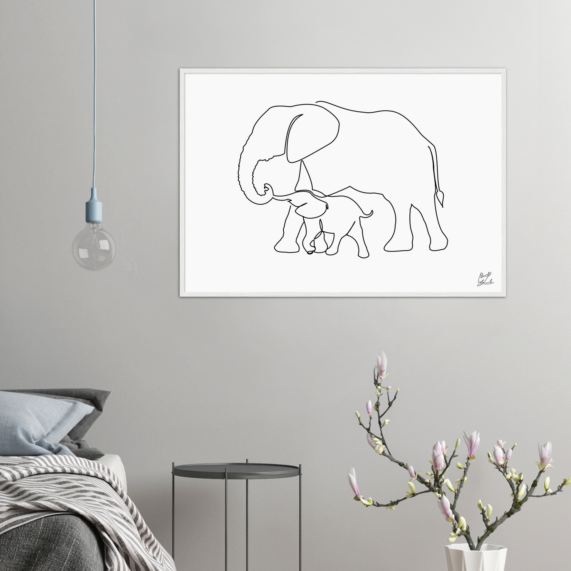 #Size_70x100 cm / 28x40″ / White