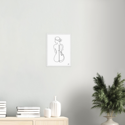 #Size_30x40 cm / 12x16″ / White